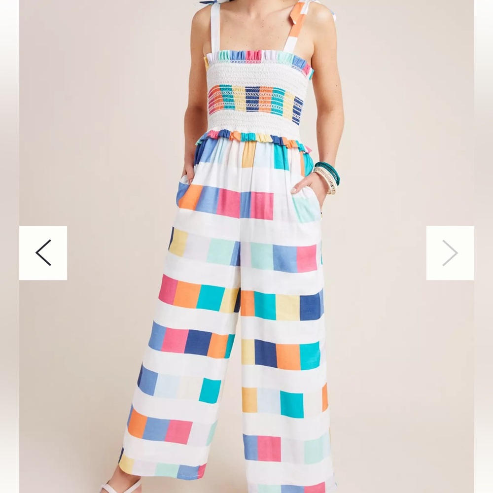 Anthropologie Corey Lynn Calter Nikki Wide leg Jumpsuit SMALL